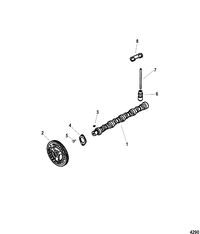 MERCRUISER CUMMINS/MERCRUISER DIESEL 7.3L D-TRONIC BRAVO Camshaft and Related Parts