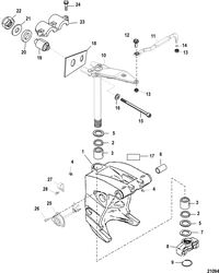 RACE OUTBOARD 300XS (3.2L) Swivel Bracket(Heavy Duty)