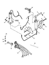 FORCE FORCE 75 H.P. POWER TRIM AND TILT UNIT (DESIGN I)