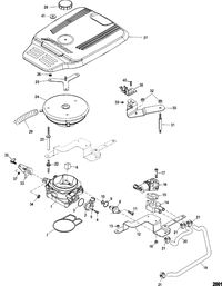 MERCRUISER 350 MAG (MPI)SKI Throttle Body