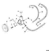 MERCRUISER 454/502 MPI MAG BRAVO (GEN VI) Power Steering Components