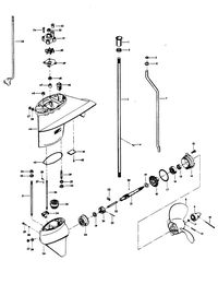 CHRYSLER 45 H.P. GEAR HOUSING