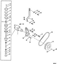 MERCRUISER 7.4L BRAVO SEA WATER PUMP