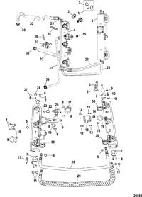 SPORTJET 250 DFI AND 250 DFI M2 JET DRIVE Fuel Rail Components