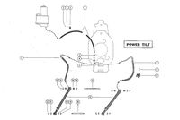 MERCRUISER K20-140-160 STERN DRIVE MERCRUISER 120 AND 160 WITH POWER TILT PARTS LIST