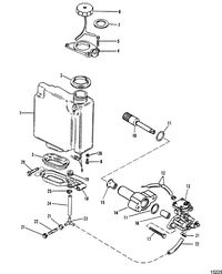 MERCURY/MARINER 75/90 HP (3 CYLINDER) Oil Injection Components