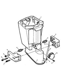 FORCE FORCE 75 H.P. (1998) DRIVESHAFT HOUSING