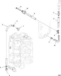 MERCURY/MARINER 150/200 EFI (2.5L) Water Hoses