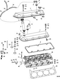 MERCRUISER 8.2L MAG / 8.2L MAG HO Cylinder Head