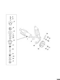 RACE STERNDRIVE 500 EFI Sea Water Pump Assembly