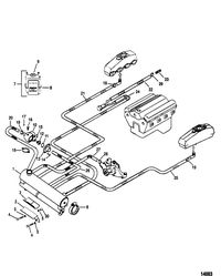 MERCRUISER MIE 7.4 EFI HURTH/BORG WARNER -LH ONLY Closed Cooling System