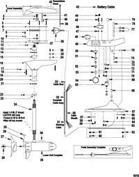TROLLING MOTOR MOTORGUIDE ENERGY SERIES Complete Trolling Motor(Model EF67) (24 Volt)