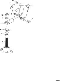 MERCRUISER 383 MAG 4V MIE REMAN Engine Mounts(Borg Warner 5000)