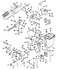 CHRYSLER 15 H.P. OUTBOARD MOTOR Motor Leg