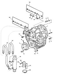 MERCRUISER MIE 7.4L HURTH/BORG WARNER (GEN IV) TRANSMISSION AND RELATED PARTS (HURTH 630)