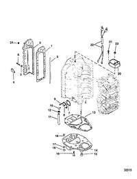 RACE OUTBOARD SST 120 S2000 CARB EXHAUST PLATE