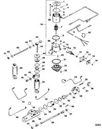FORCE FORCE TRIM AND TILT MODELS 85 THRU 150 HP TRIM & TILT ASSEMBLY(F5H149 & F5H150)