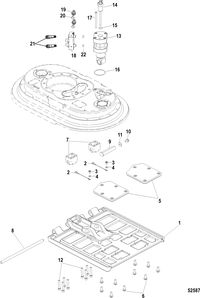 MERCRUISER ZEUS JH Trim Components