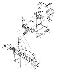 CHRYSLER 100 H.P. MOTOR LEG
