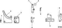 MERCURY/MARINER 8/9.9 (209CC) 4-STROKE Cable Connector Kit, 898289A20