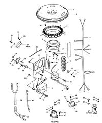 FORCE FORCE 1991 50 H.P. "A" MODELS ELECTRICAL COMPONENTS