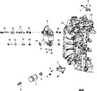 MERCURY/MARINER 75-115 4-STROKE Starter Motor/Oil Filter/Sensors