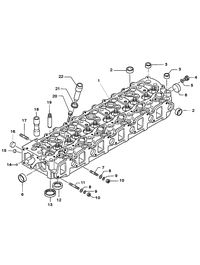 MERCRUISER HINO 175/220 HEAD ASSEMBLY - CYLINDER