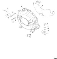 RACE STERNDRIVE 575 SCI Flywheel Housing(Bravo Plug In)