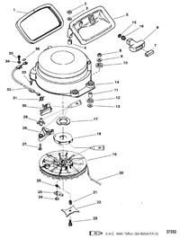 MERCURY/MARINER 30/40 H.P. MANUAL START COMPONENTS