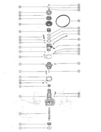 MERCURY MERC 700-1/2 DISTRIBUTOR ADAPTOR AND PILOT ASSEMBLY