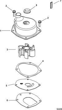 MERCURY/MARINER 75-115 4-STROKE Water Pump Kit, Jet