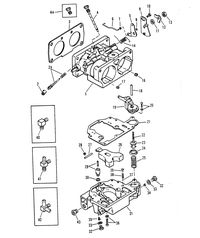 RACE OUTBOARD XR-2 / MAGNUM CARBURETOR ASSEMBLY