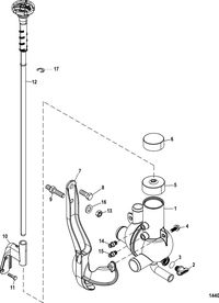 MERCRUISER 4.3L MPI ALPHA/BRAVO Water Distribution Housing