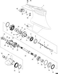 RACE OUTBOARD 225X EFI PROMAX Gear Housing, Propeller Shaft-Counter Rotation-Sportmaster