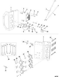 SPORTJET 200 DFI JET DRIVE Electrical Plate, Components