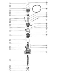 MERCURY MERC 800 DISTRIBUTOR ADAPTOR AND PILOT ASSEMBLY