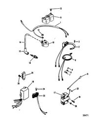 MERCURY/MARINER 18/20/25 H.P. (XD) IGNITION COMPONENTS