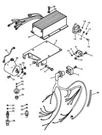MERCRUISER 600SC GEN IV & V ENGINE ELECTRICAL COMPONENTS (SERIAL # 0D456489- 0D763875)