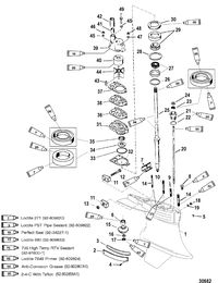 RACE OUTBOARD 200 EFI PROMAX/SUPERMAGNUM Gear Housing, Driveshaft-Standard-SportMaster