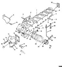 MERCRUISER CUMMINS/MERCRUSER DIESEL (2.8L/165) (4.2L/250) Exhaust Manifold