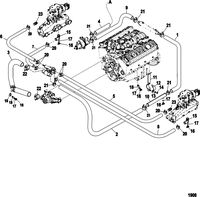 MERCRUISER 5.7L INBOARD Standard Cooling System