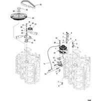 RACE OUTBOARD 2.5XS DFI (2.5L) Flywheel/Alternator