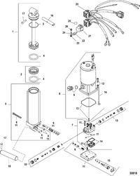 MERCURY/MARINER 40/50/60 (4 CYLINDER) CARB 4-STROKE POWER TRIM