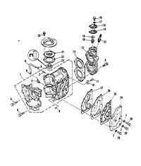 MARINER 30 H.P. W/MARATHON CRANKCASE AND CYLINDER HEAD