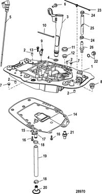 MERCURY/MARINER 30/40 EFI 4-STROKE (3 CYLINDER) Adaptor Plate