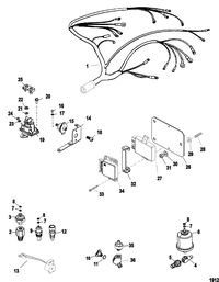 MERCRUISER 5.7L TOW SPORT Electrical Components