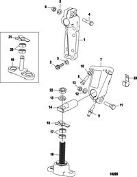 MERCRUISER 5.7L INBOARD Transmission and Engine Mounting(Hurth 630)