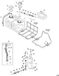 SPORTJET 240 EFI AND 240 EFI M2 JET DRIVE Oil Injection Components