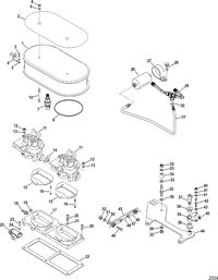 RACE STERNDRIVE 575 SCI Intake Throttle Body Assembly
