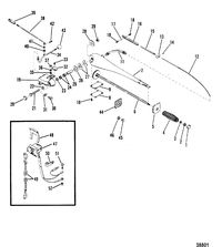 MERCURY 35 HP STEERING HANDLE